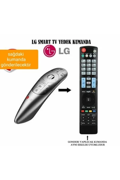 LG Tüm Akıllı, Sihirli, Mouseli,smart, Hd Kumanda Yerine Uyar ürün görseli 1