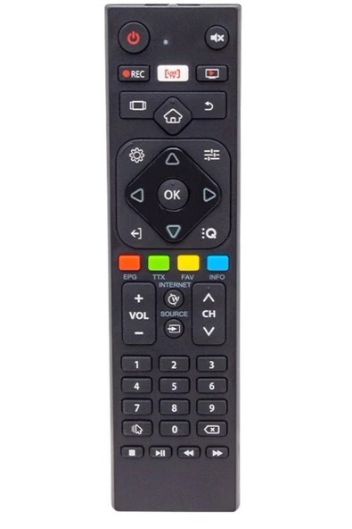 Axen Hı-level Rm-l265c Androıd Tv Lıve Tv Tuşlu Lcd-led Tv Kumanda Yazısız ürün görseli 1