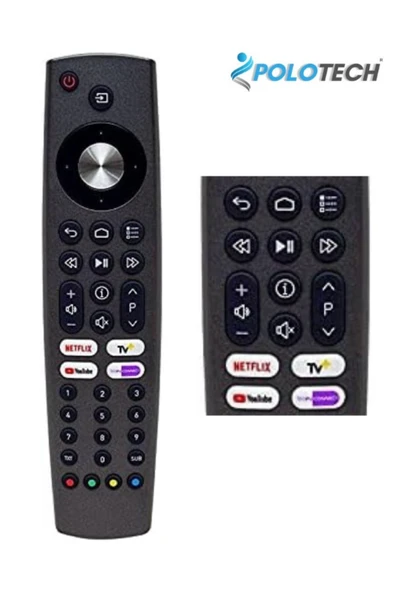 POLOTECH Arçelik - Beko-Grundıg Netflıx-youtube-beınconnect-tv+ Tuşlu Lcd-led Tv Kumandası ürün görseli 1