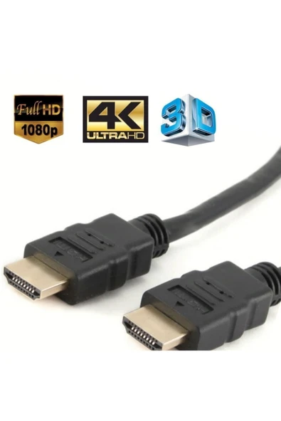 Powermaster 5 Metre Hdmı Tv Kablosu 3d Gold Uçlu 28awg Hdmi (3d 4k Ultra Full Hd ) ürün görseli 1