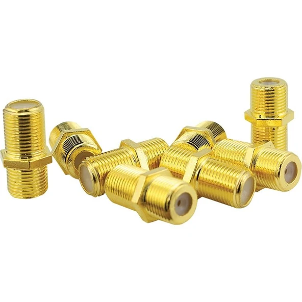 Powermaster PM-679 F Ara Gold Sarı Konnektör Birleştirici (100'Lü Poşet) ürün görseli 1