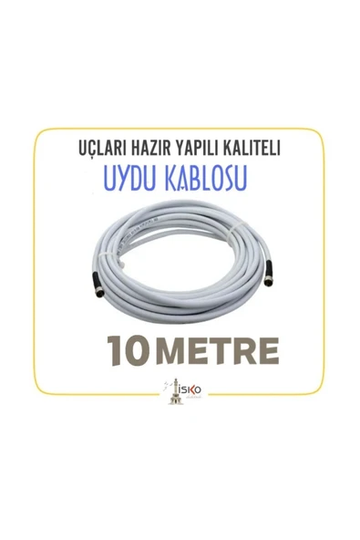 OEM Çanak Anten,uydu,televizyon Kablosu Rg6 Hd 10 Metre ürün görseli 1
