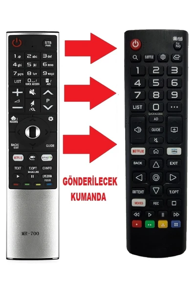 LG An Mr700 Yedek Kumandası ürün görseli 1