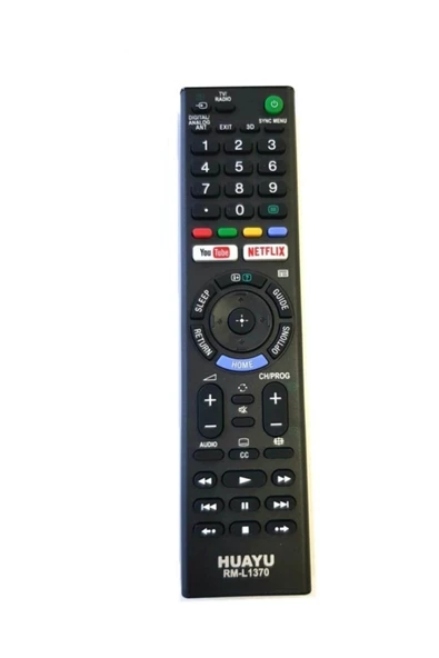 HUAYU SONY 3D-LED TV Kumanda NETFLIX YouTube Tuşlu RM-L1370 ürün görseli 1
