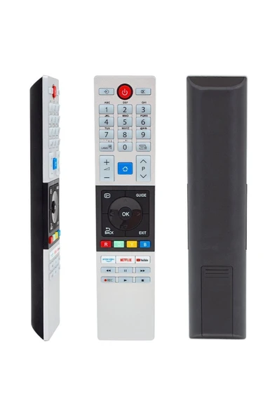 Toshiba Ct-8543 Netflix - Prime Video - Youtube Tv Tuşlu Lcd - Led Tv Kumanda ürün görseli 1