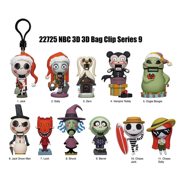 The Nightmare Before Christmas Klipsli Figür Seri 9 - Resim 2