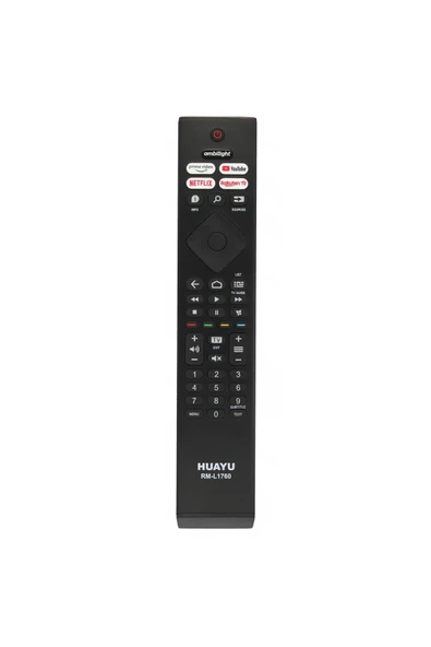 Philips LCD LED KUMANDA PHILIPS AMBILIGHT PRIME VIDEO YOUTUBE NETFLİX RAKUTEN TV TUŞLU ürün görseli 1