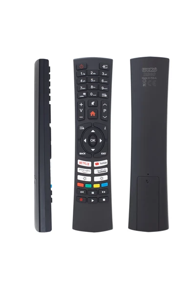 Vestel WEKO KL VESTEL NETFLIX-PRIME VIDEO-YOUTUBE-TWITCH TUŞLU OVAL KALIP LCD LED TV KUMANDA ürün görseli 1