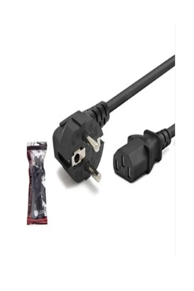 Bilgisayar Kasa Power Kablosu Monitör Güç Kablo 1.2 Mt ürün görseli 1