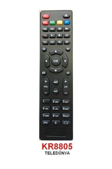 Swat Uydu Kumandası Teledünya Hd Neta 8900 Hd Uydu Kumandası Kr8805 ürün görseli 1