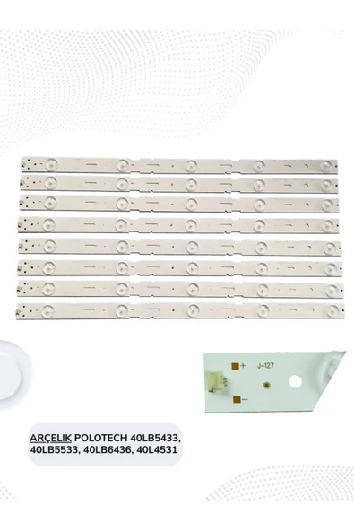 Arçelik Polotech 40LB5433, 40LB5533, 40LB6436, 40L4531 LED BAR ürün görseli 1