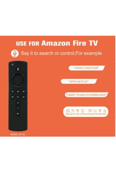 HUAYU Amazon Fire TV AF-V2 Media Oynatıcı Kumandası ürün görseli 1