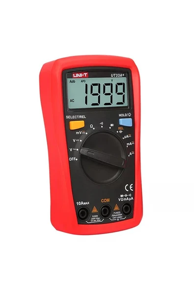 Unit UT 33A+ 600V Dijital Multimetre Ölçü Aleti - Resim 4