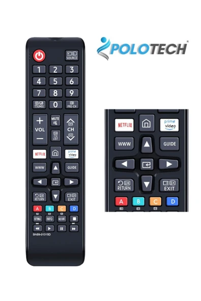 POLOTECH Bn59-01315d Netflıx-prıme Vd Lcd Led Tv Kumandası ürün görseli 1