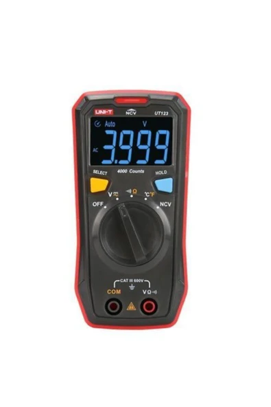 Unit Ut 123 Cep Tipi Mini Multimetre Ölçü Aleti Avometre - Resim 2