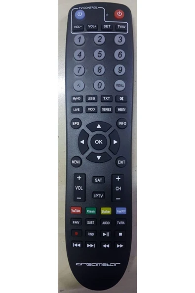 Dreamstar Master Ip Tv Uydu Kumandası ürün görseli 1