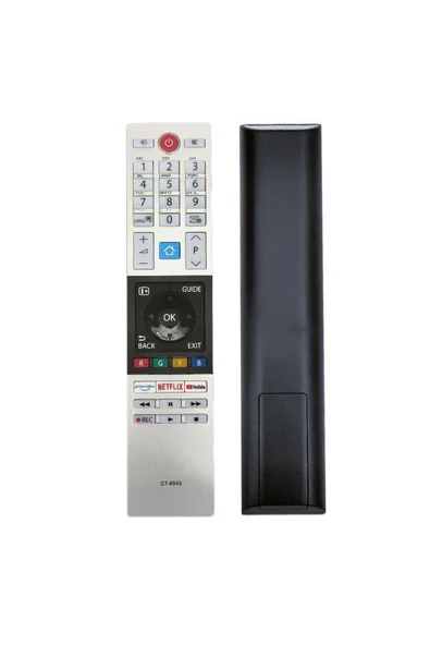 Toshiba Ct-8543 Lcd-led Netflix Youtube Prime Video Tuşlu Tv Kumandası ürün görseli 1