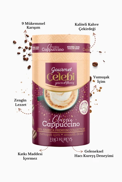 Gourmet Çelebi Cappucino 250gr - Resim 2