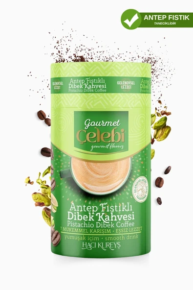 Gourmet Çelebi Fıstıklı Dibek Kahvesi 250 Gr. ürün görseli 1