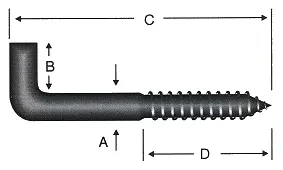 Şofben Çivisi No 2 / 5.8x60 - 100 Adet - Resim 2