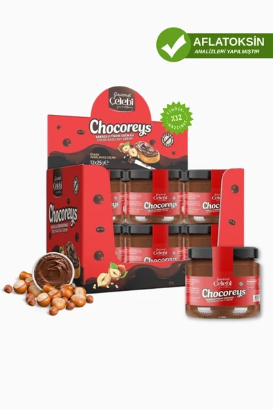 Gourmet Çelebi Kakaolu Fındık Kreması 25 Gr x 12 Adet ürün görseli 1