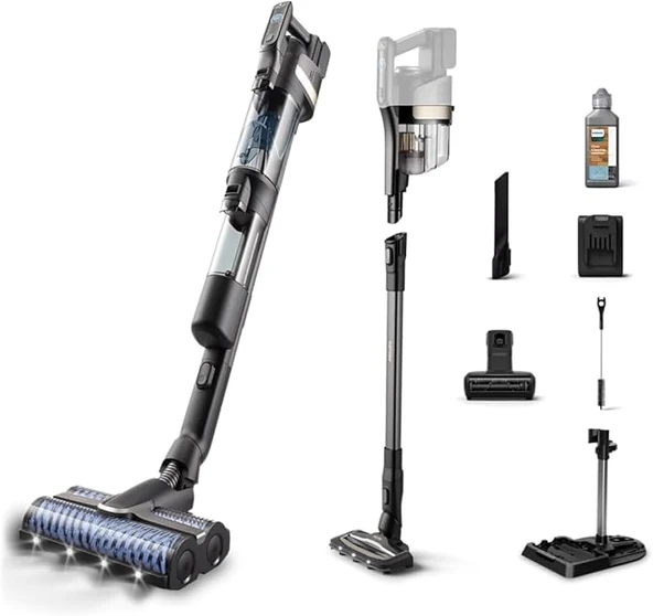 Philips 9000 Serisi Aqua Trio XW9463/11 Islak Kuru Şarjlı Dikey Süpürge ürün görseli 1