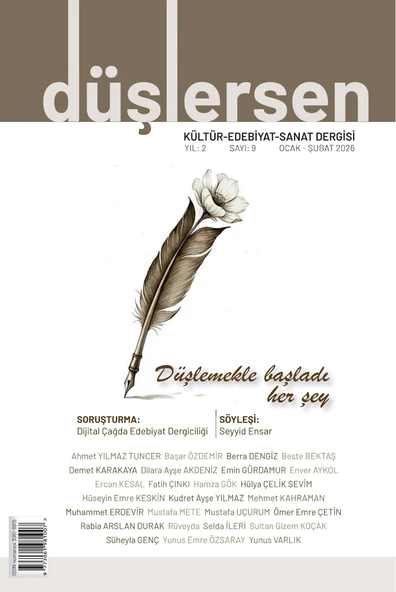 Düşlersen Dergi 9.Sayı Ocak-Şubat 2026 ürün görseli 1