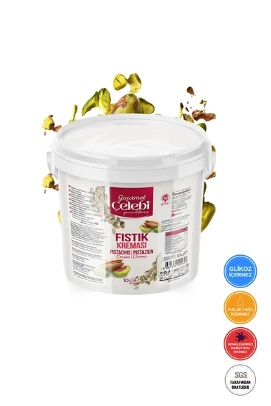 Gourmet Çelebi Antep Fıstık Kreması 10 Kg ürün görseli 1
