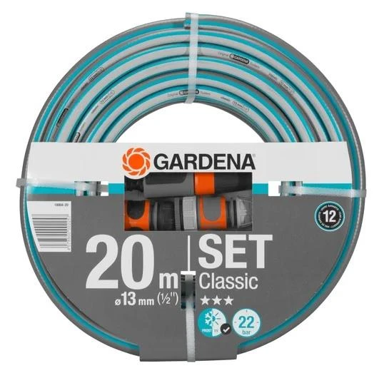Gardena 18004 Classic 1/2 inç 20 m Bahçe Hortumu Seti ürün görseli 1
