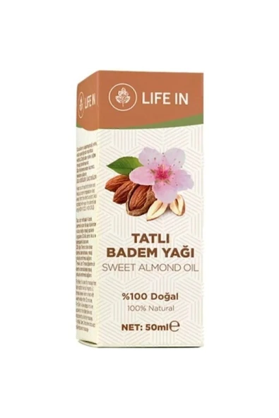 LİFE IN Tatlı Badem Yağı 50 ml ürün görseli 1