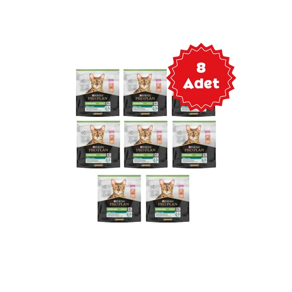 Pro Plan Somonlu Kısırlaştırılmış Kedi Maması 400grX8 Adet ürün görseli 1