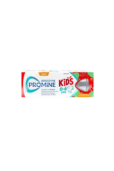 SENSODYNE Promine Kids 0-6 Yaş %100 Doğal Aromalı Diş Macunu 50 ml ürün görseli 1