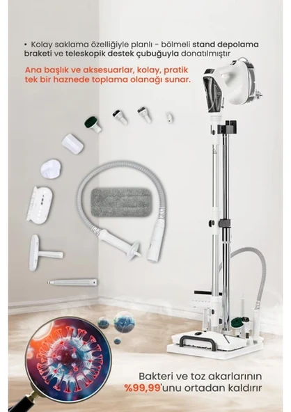 Youban KF-1804 Çok Fonksiyonlu Buharlı Temizleyici ürün görseli 1