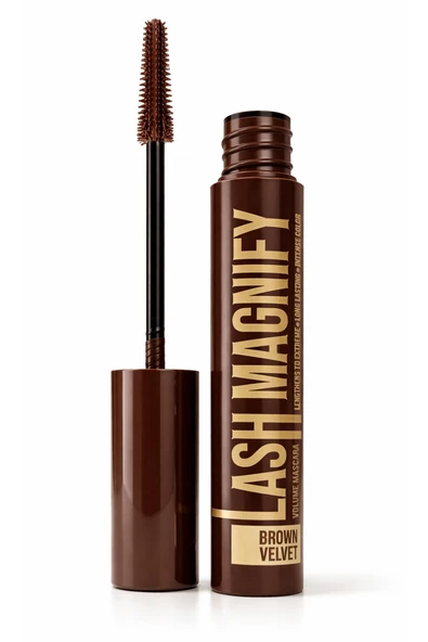 Pierre Cardin Lash Magnify - Brown Velvet - Lifting Etkili, Dolgunlaştıran ve Doğal Hacim Veren Maskara – Kadife Kahve ürün görseli 1