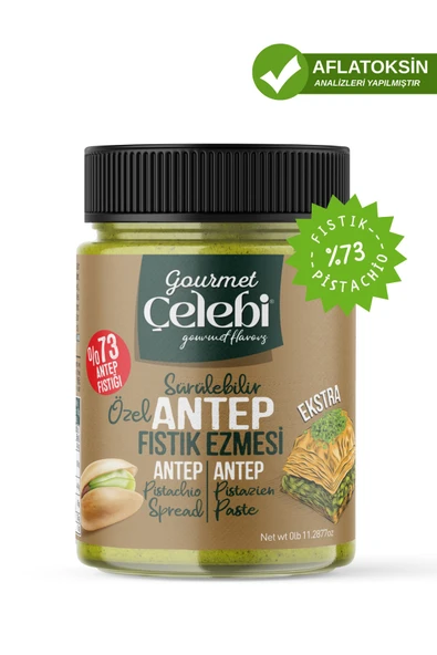 Gourmet Çelebi Özel Sürülebilir Antep Fıstık Ezmesi 320 Gr ürün görseli 1