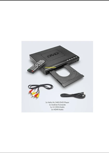 Dvd Player Usb-hdmı Kumandalı Hd Dvd/dıvx Player - Resim 2