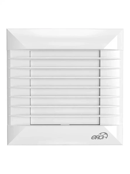 Ayas 150 mm (15 cm) Otomatik Panjurlu Banyo Fanı (EURO BEYAZ 6A) ürün görseli 1