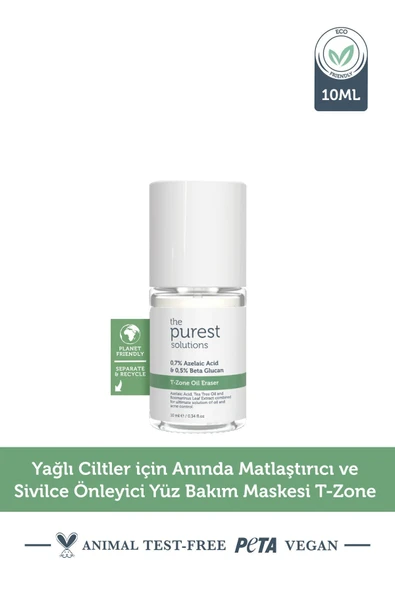THE PUREST SOLUTİONS T-Zone, Matlaştırıcı Çay Ağacı İçerikli Maskesi 10 ml ürün görseli 1