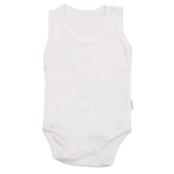 Unisex Ekru Raporlu Askılı Zıbın ürün görseli 1