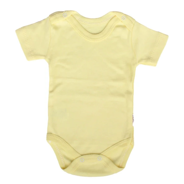 Unisex Sarı Kısa Kol Zıbın ürün görseli 1