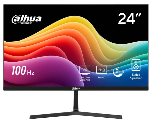 Dahua 23.8" LM24-B201S 1920x1080 4MS 100Hz IPS HDMI/VGA +VESA +SPEAKER Monitör ürün görseli 1