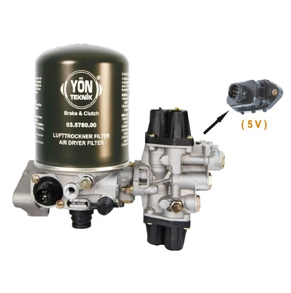 Hava Kurutuculu Dağıtıcı Bileşik Merkezi Komple (sensörlü) YON TEKNIK 04.5855.50 muadil OEM 932 500 014 0  9325000140  9325000147 OE A0024310715 1518170 ürün görseli 1