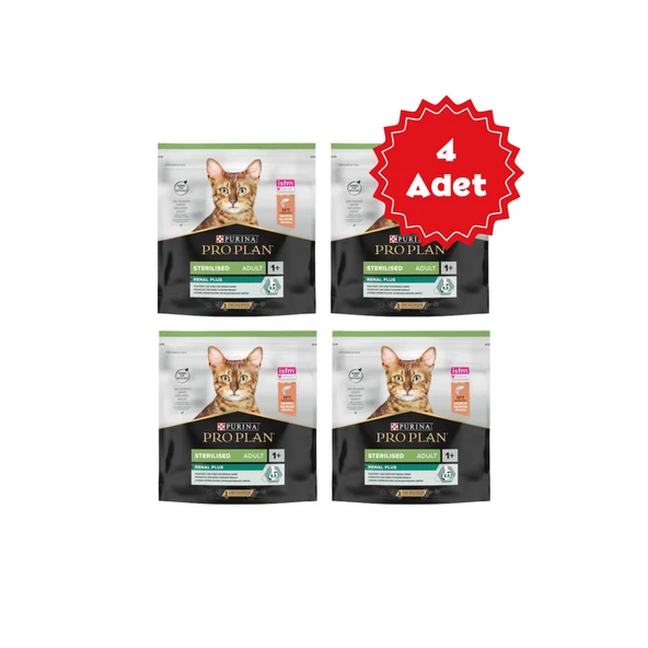 Pro Plan Somonlu Kısırlaştırılmış Kedi Maması 400grX4 Adet ürün görseli 1