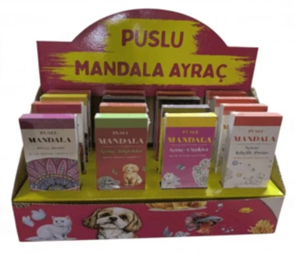 Puslu Mandala Ayraç-Yetişkin Set ürün görseli 1