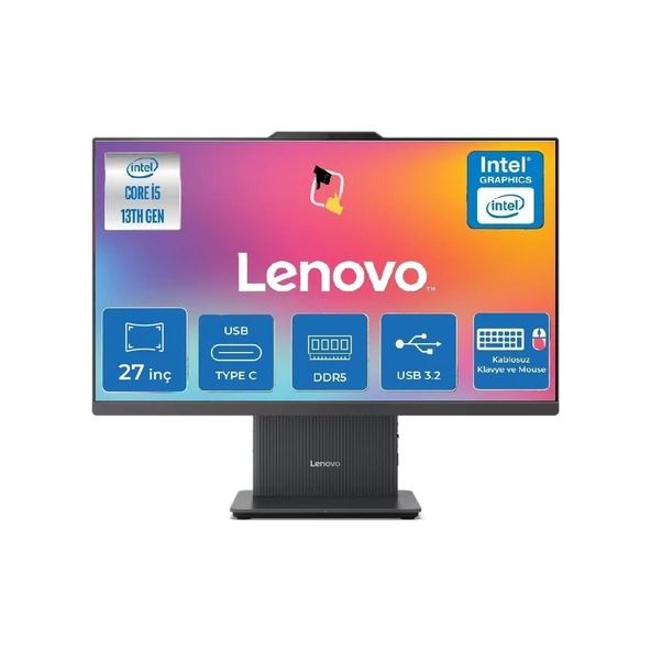 ıdeacentre Aıo Intel Core I5 13420H 32GB 1tb SSD Windows 11 Pro 27" Fhd All In One Bilgisayar Snertech ürün görseli 1