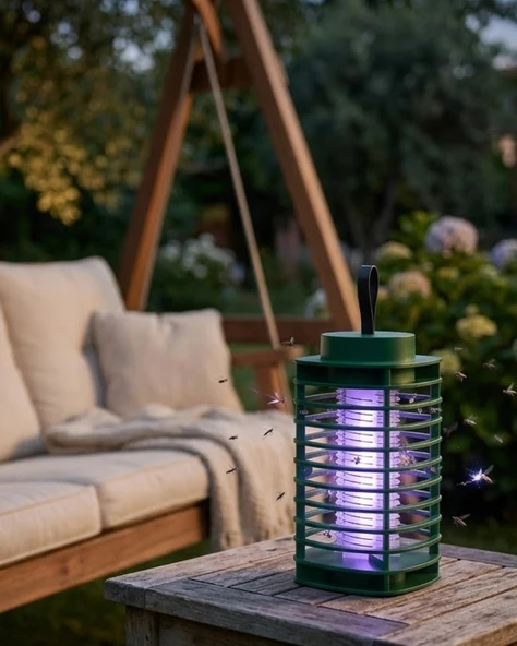 Elektrikli Sinek Öldürücü Lamba UV LED Teknolojili Sessiz ve Etkili ürün görseli 1