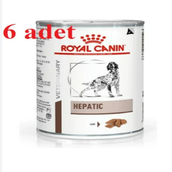 Royal Canın Hepatic Konserve Köpek Maması 6 Adet x 420 gr ürün görseli 1
