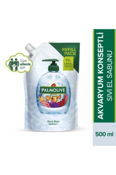PALMOLİVE Akvaryum Sıvı Sabun Yedek Paket 500 Ml ( 2 ADET ) ürün görseli 1