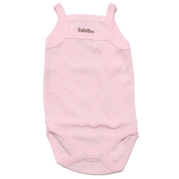 Pembe Jakarlı İp Askılı Çıtçıtlı Zıbın ürün görseli 1