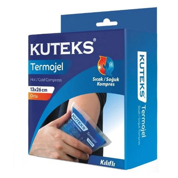 Kuteks Termojel Sıcak Soğuk Kompres Kılıflı 13x26cm Orta 1 Adet ürün görseli 1